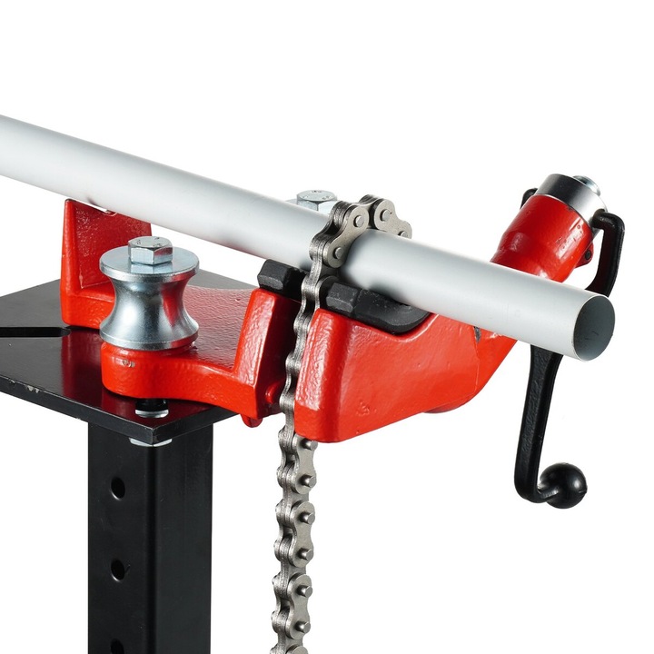 Menghina de banc cu lant, VEVOR, capacitate 1/8-5 inch, baza din fonta, dimensiuni 250x235x105 mm, greutate 14.6 kg