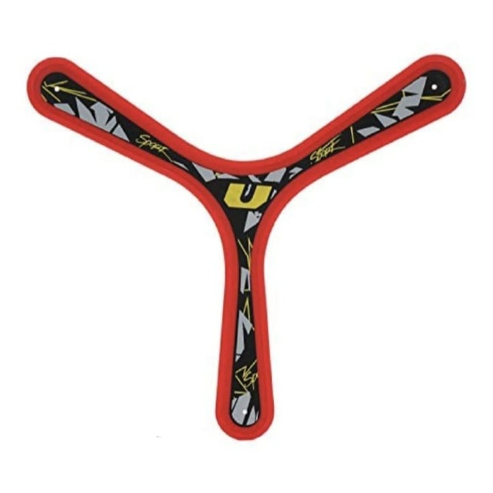 Bumerang MASHASHOP, rosu, plastic, 4 ani+