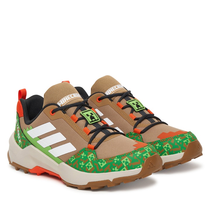 Ghete sport unisex, Adidas, tesatura, maro verde, 37 1/3 EU