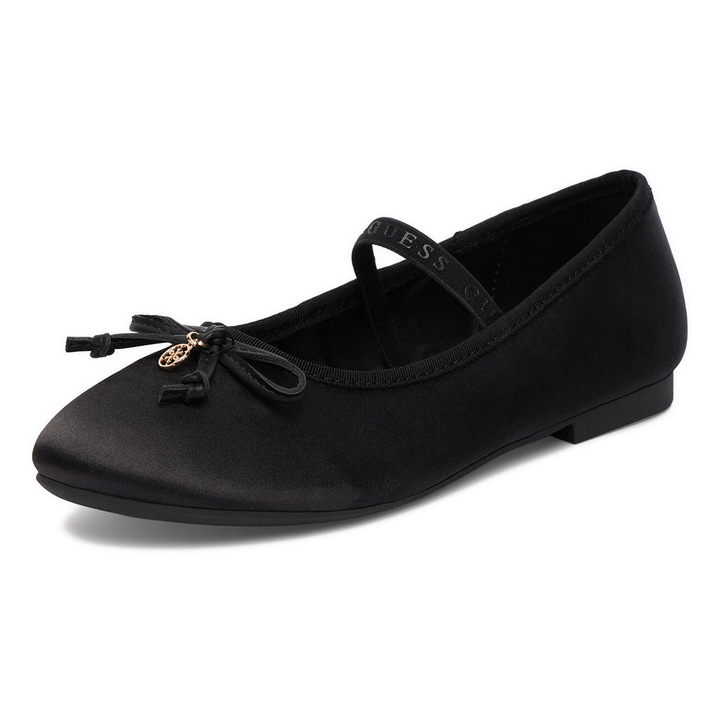 Gyermekcipő, Guess, balerina, fekete, textil