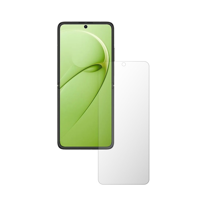 Folie Protectie Ecran Interna Folie24, pentru Huawei nova Flip S, 1X Ultra-Clear cu Acoperire Totala Full-Display, Adeziva, Flexibila cu Auto Regenerare