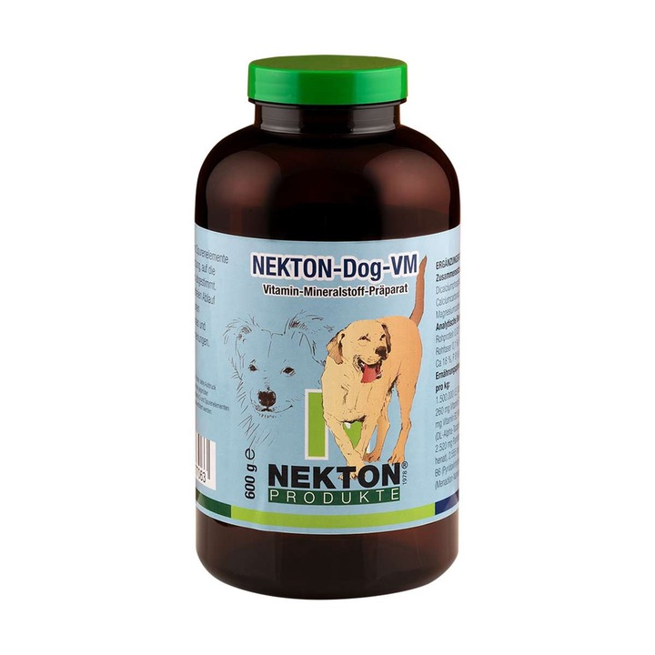 Supliment nutritiv pentru caini, Nekton, Dog VM, 600g, vitamine si minerale