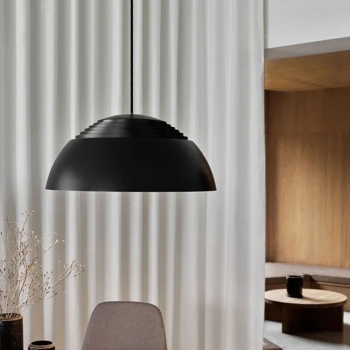 Lustra, design minimalist, dimabil, 37x18cm, lumina calda