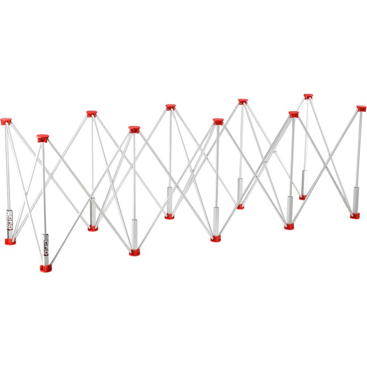 Masa de lucru pliabilă Yato, aluminiu, 10 picioare reglabile, 221x60x73cm, capacitate max 1000kg