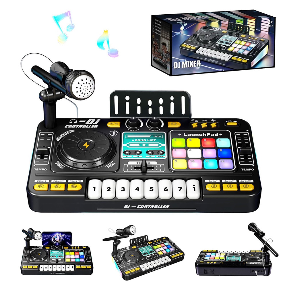 Tableta mixare DJ copii, iDance, 5 stiluri muzicale, Portabila
