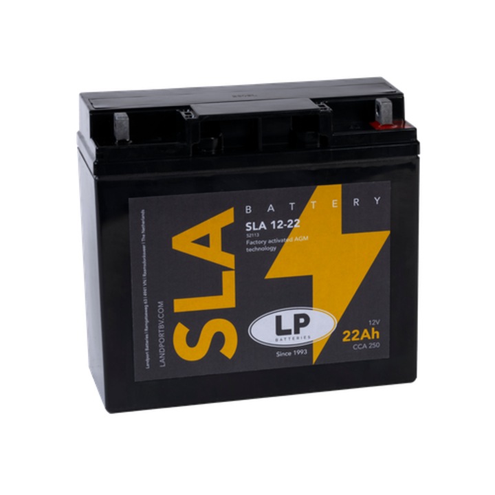 Acumulator Moto LandPort SLA 12V 22 Ah 250A SLA12-22 echivalent BMW