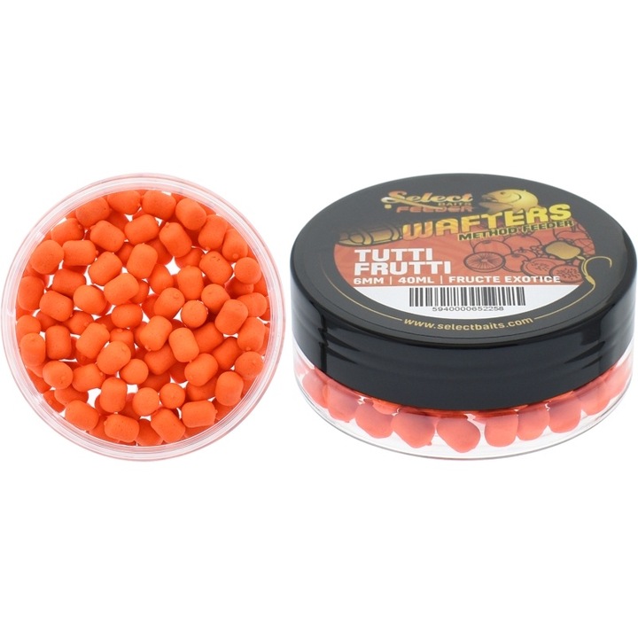 Select Baits Method Feeder Wafters Tutti Frutti kritikusan kiegyensúlyozott horogcsali