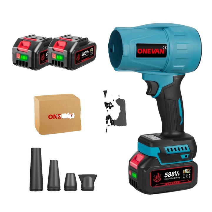 Suflanta Turbo, 350 m/s, 2 Baterii, 1 Incarcator EU, 4 Duze, 3 Trepte