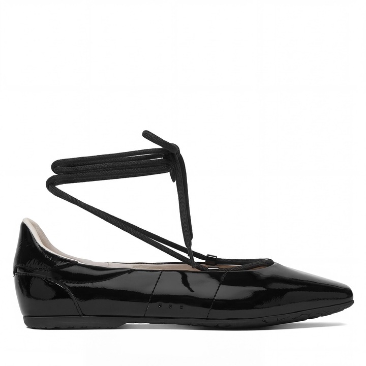 Дамски балеринки 8Z0123 L125, Patrizia Pepe, Естествена кожа, Черни