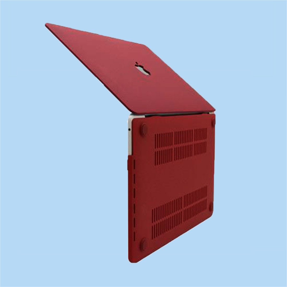 Carcasa Hard Shell pentru MacBook Pro 14 (2021/2022/2023/2024/2025), DEISNGB, (M5/M4/M3/M2/M1 Pro Max)(A3434/A3112/A3185/A3401/A2918/A2992/A2779/A2442)Husa protectie cu efect de nisip fin design ultra subtire, Burgund