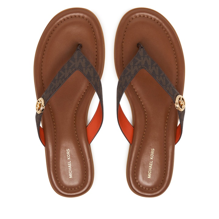 Slapi dama, Michael Michael Kors, piele ecologica, maro