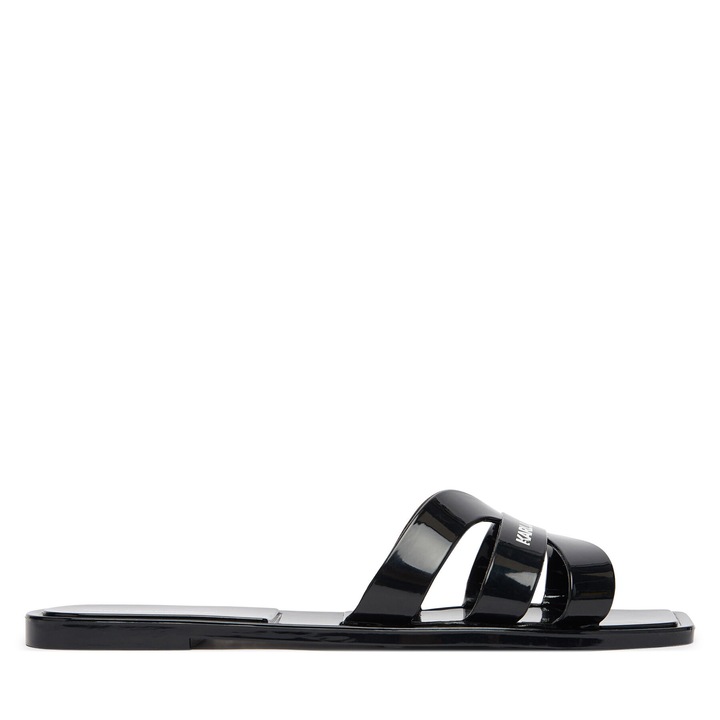 Papuci dama, Karl Lagerfeld, KL80025S, piele ecologica, negru