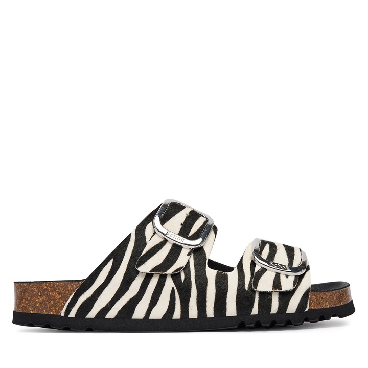 Papuci dama, Scholl, piele naturala, multicolor