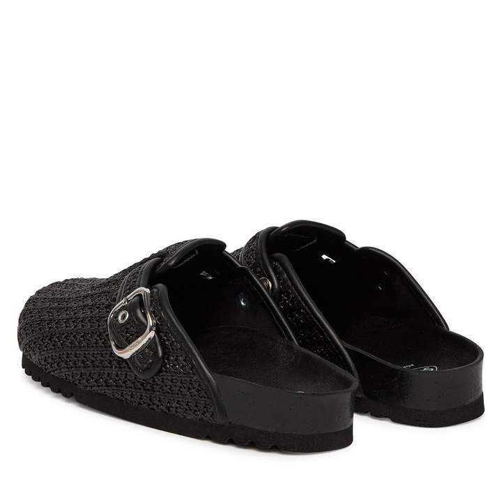 Papuci de dama, Scholl, plastic, negru