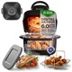 Friteuza cu aer cald TurboTronic TT-AFG6, 1600W, 6L, termostat reglabil 50-180°C, negru