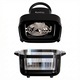 Friteuza cu aer cald TurboTronic TT-AFG6, 1600W, 6L, termostat reglabil 50-180°C, negru