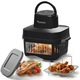 Friteuza cu aer cald TurboTronic TT-AFG6, 1600W, 6L, termostat reglabil 50-180°C, negru