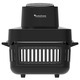 Friteuza cu aer cald TurboTronic TT-AFG6, 1600W, 6L, termostat reglabil 50-180°C, negru