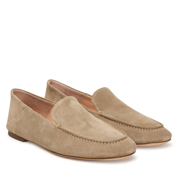 Noi mokaszin, Agl, valodi bor, Bézs