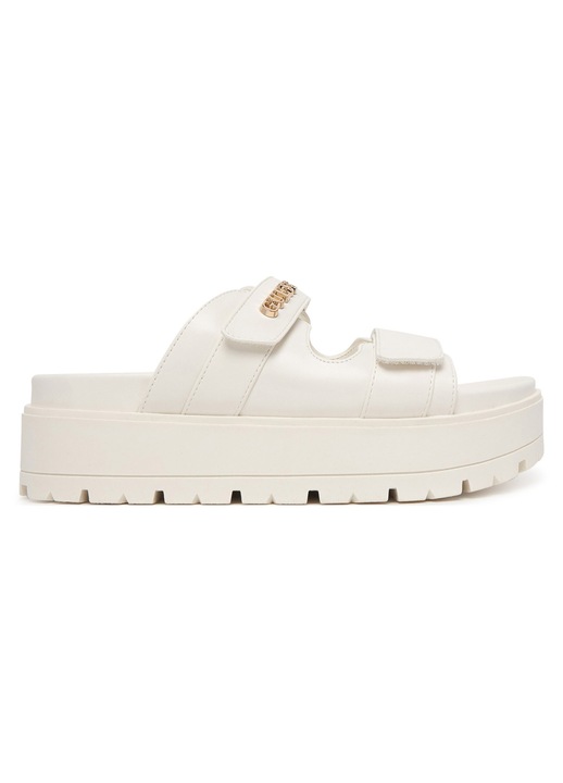 Női papucs, Guess, flatform, bézs, műbőr