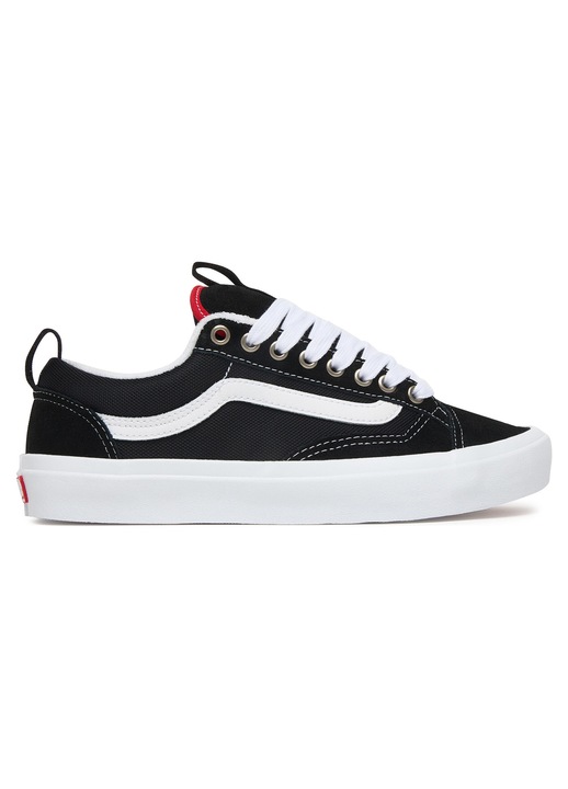 Tenisi unisex, Vans, piele naturala, negru, material textil