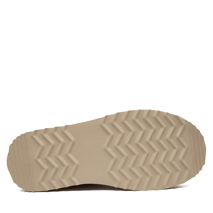 Cizme dama, Liu Jo, piele naturala, flatform, bej, captusite cu blana sintetica