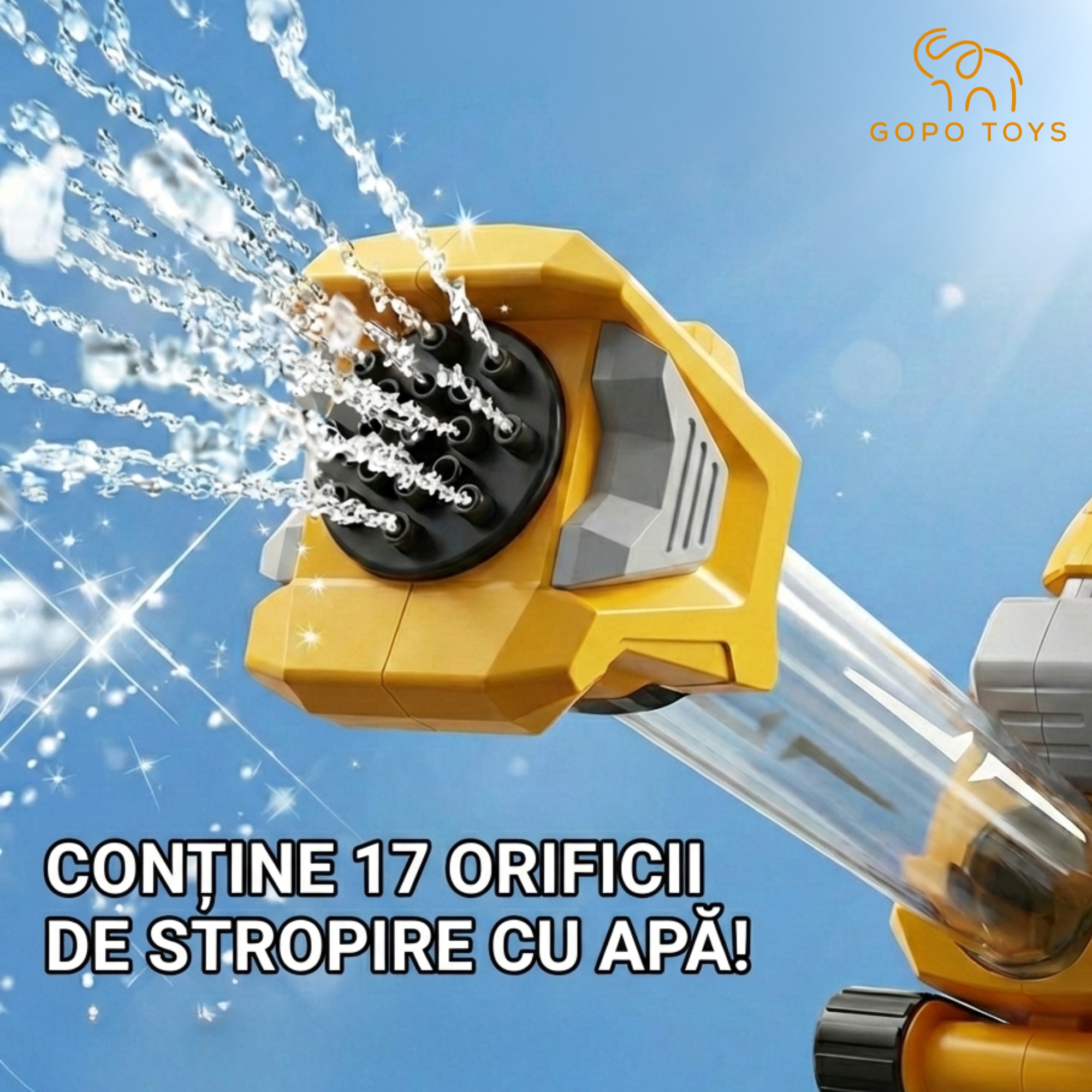 GOPO TOYS Pistol cu Apa pentru Copii si Adulti, Jucarie Interactiva de ...