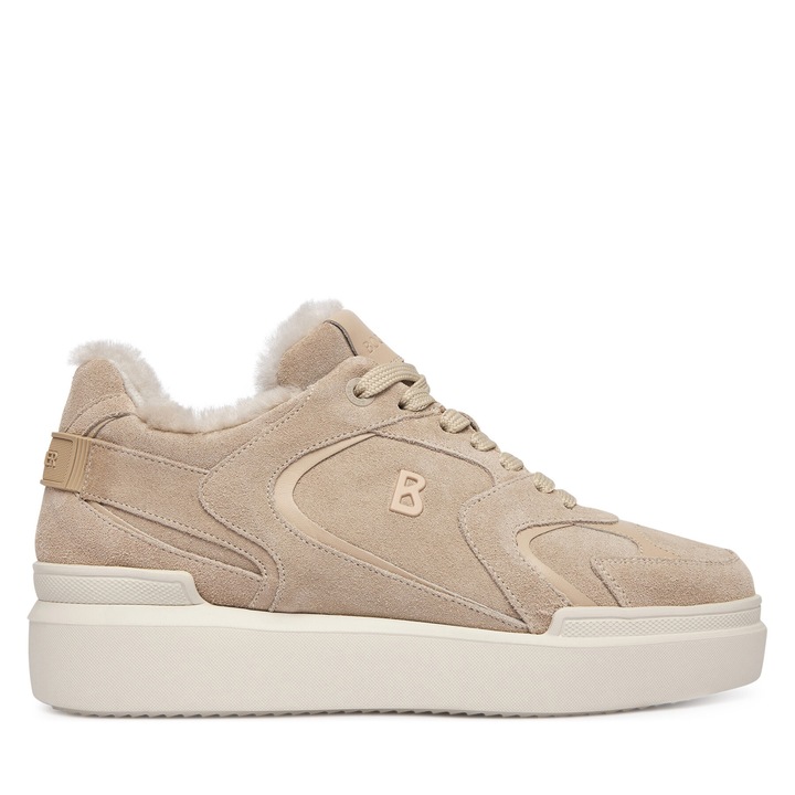 Női teniszcipő, Bogner, természetes bőr, bézs, kényelmes