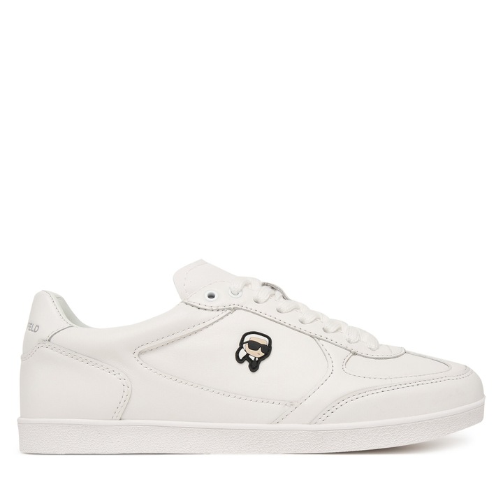 Tenisi dama, Karl Lagerfeld, piele naturala, alb, design rafinat