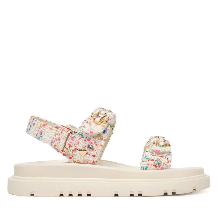 Sandale dama, Aldo, alb, tesatura, 41 EU