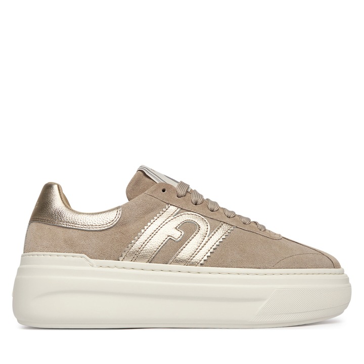 Pantofi dama, Furla, Piele naturala, Bej, 41 EU