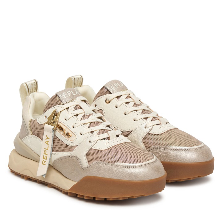 Tornacipő, Replay, Bézs, Férfi, Valódi bőr