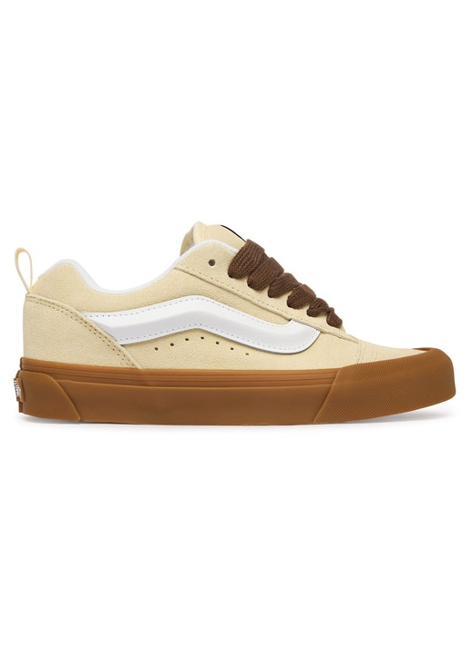 Unisex teniszcipő, Vans, természetes bőr, sárga, ikonikus design