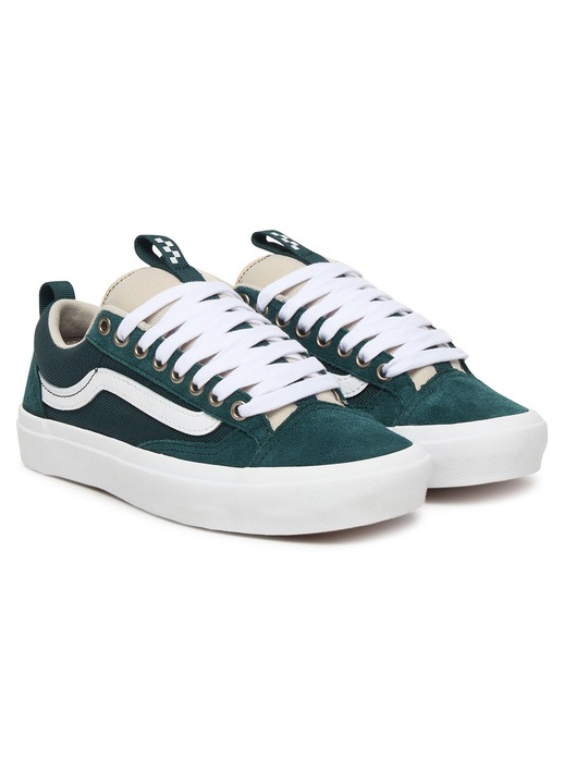 Мъжки кецове, Vans, естествена кожа, зелени
