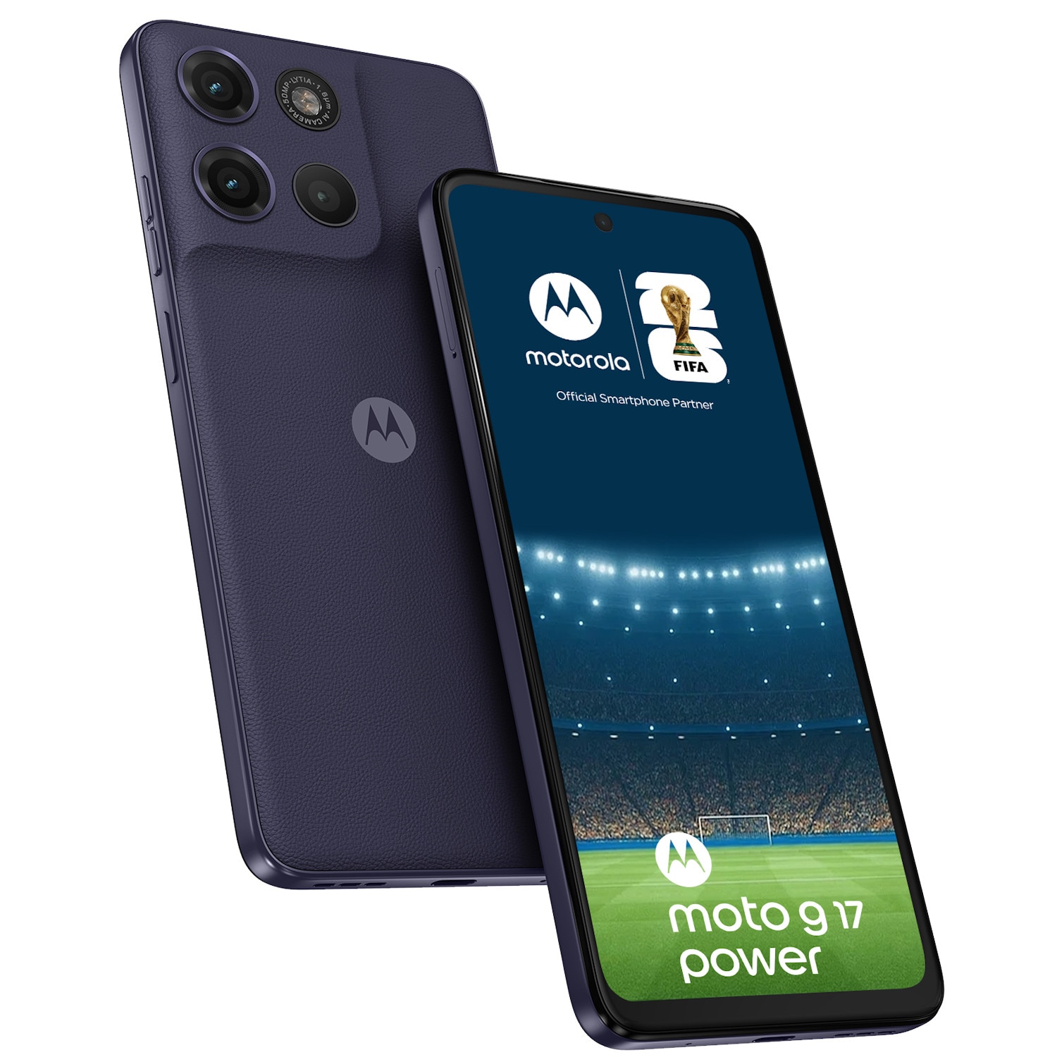 Telefon mobil Motorola G17 Power, 256GB, 8GB RAM, 6000 mAh Pantone Evening Blue