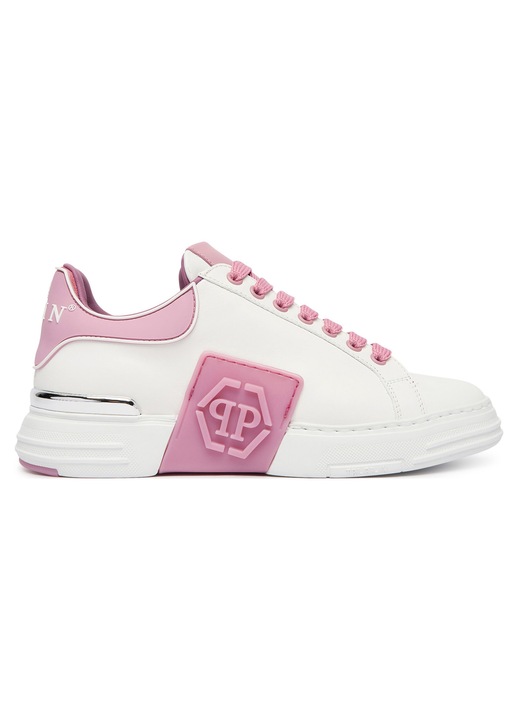 Tenisi barbati, Philipp Plein, piele naturala, alb roz