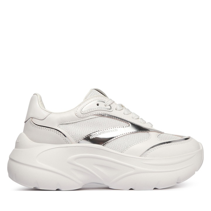 Tenisi dama Karl Lagerfeld din piele, Alb