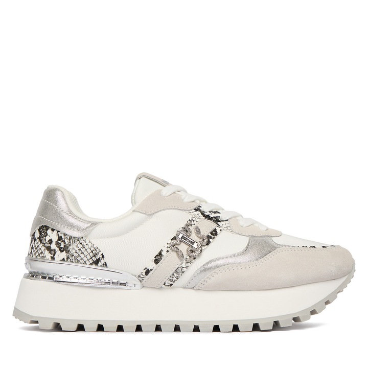 Just Cavalli női tornacipő, természetes bőr, fehér