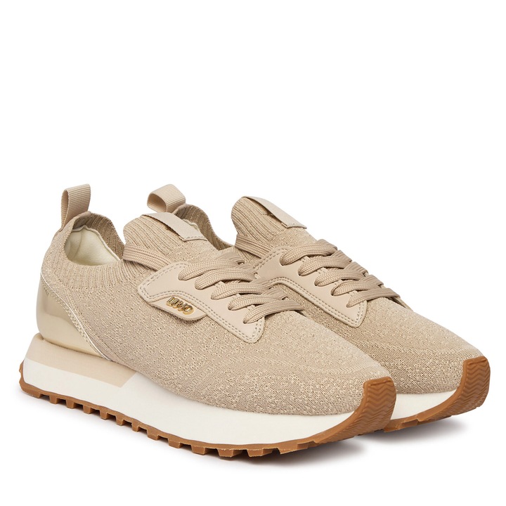 Női tornacipő, Liu Jo, ökológiai bőrből, bézs