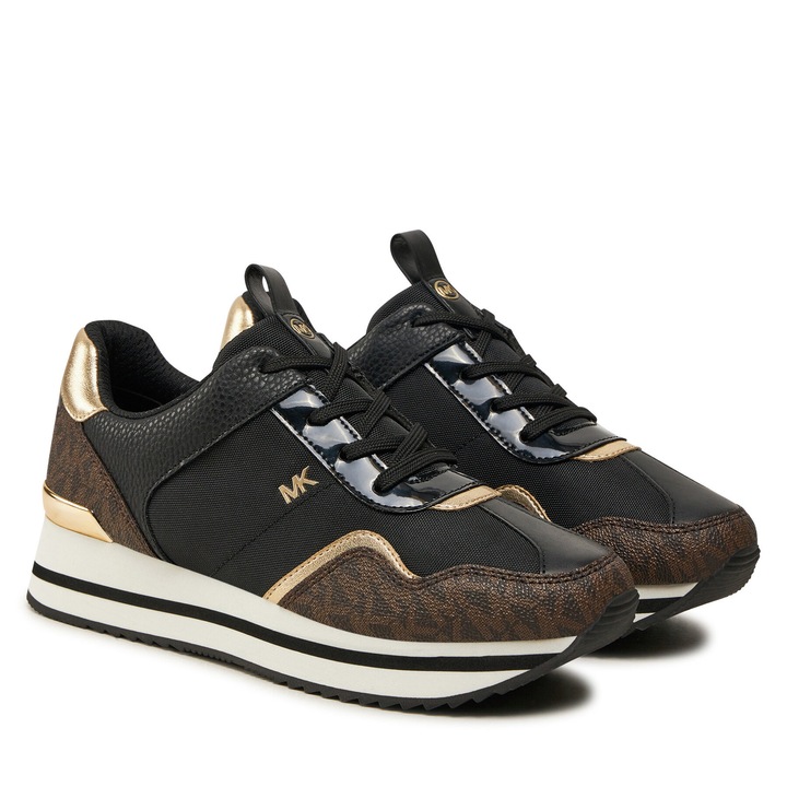 Noi tornacipo, Michael Michael Kors, valodi bor, fekete, elegans, kenyelmes, Fekete