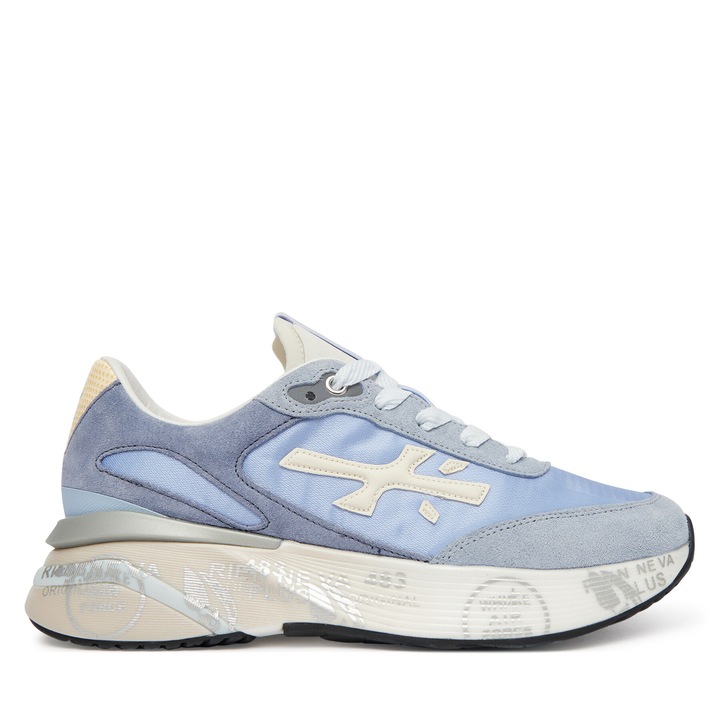 Pantofi sport dama Premiata din piele naturala, Albastru