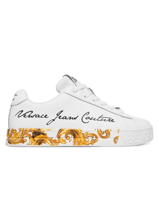 Дамски кецове, Versace Jeans Couture, кожа, бели