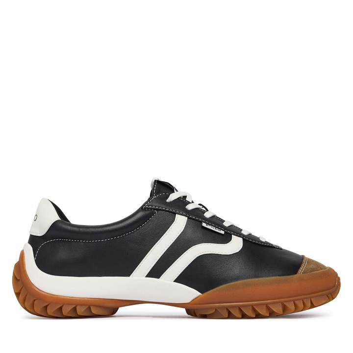 Polo Ralph Lauren női tornacipő, természetes bőr, fekete