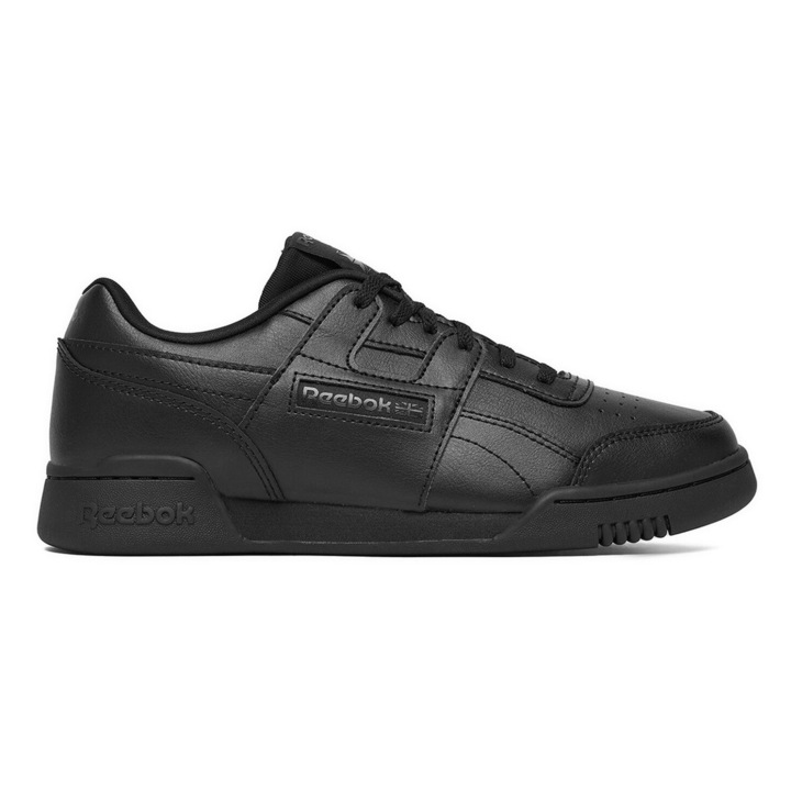 Gyermekcipő, Reebok, természetes bőr, fekete, textil anyag, 37 EU