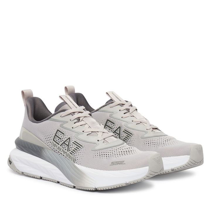 Női tornacipő, EA7, szürke, textil anyag, modern design, kényelmes, 37 1/3 EU