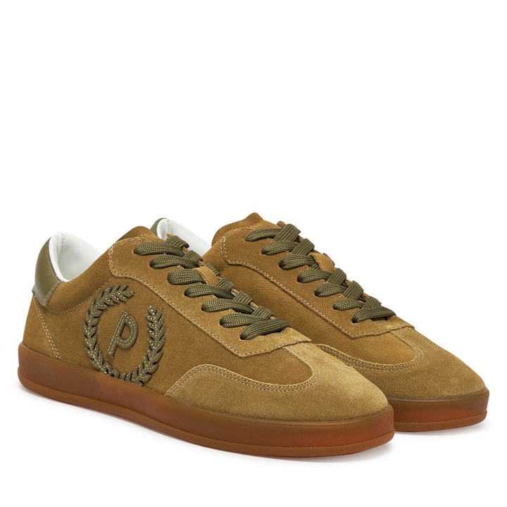 Női tornacipő, Pollini, természetes bőr, többszínű, klasszikus design, kényelmes, 35 EU