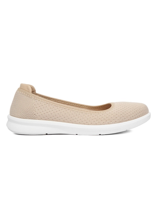 Balerini dama, JENNY, Bej, Textil