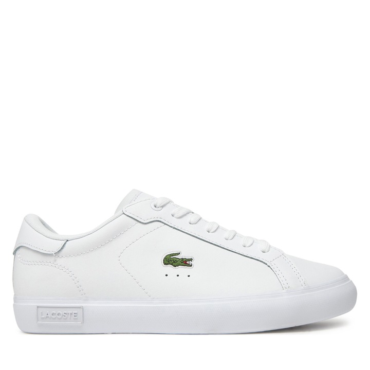 Дамски кецове Lacoste, естествена кожа, бели, елегантност и комфорт, 38 EU