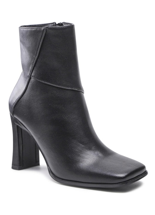 Botine de dama, Jenny Fairy, piele ecologica, negru, 41 EU, 41 EU