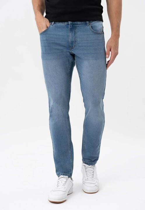 Мъжки дънки, Slim Fit, 5 джоба, Volcano D-Dexter 53, син, Син